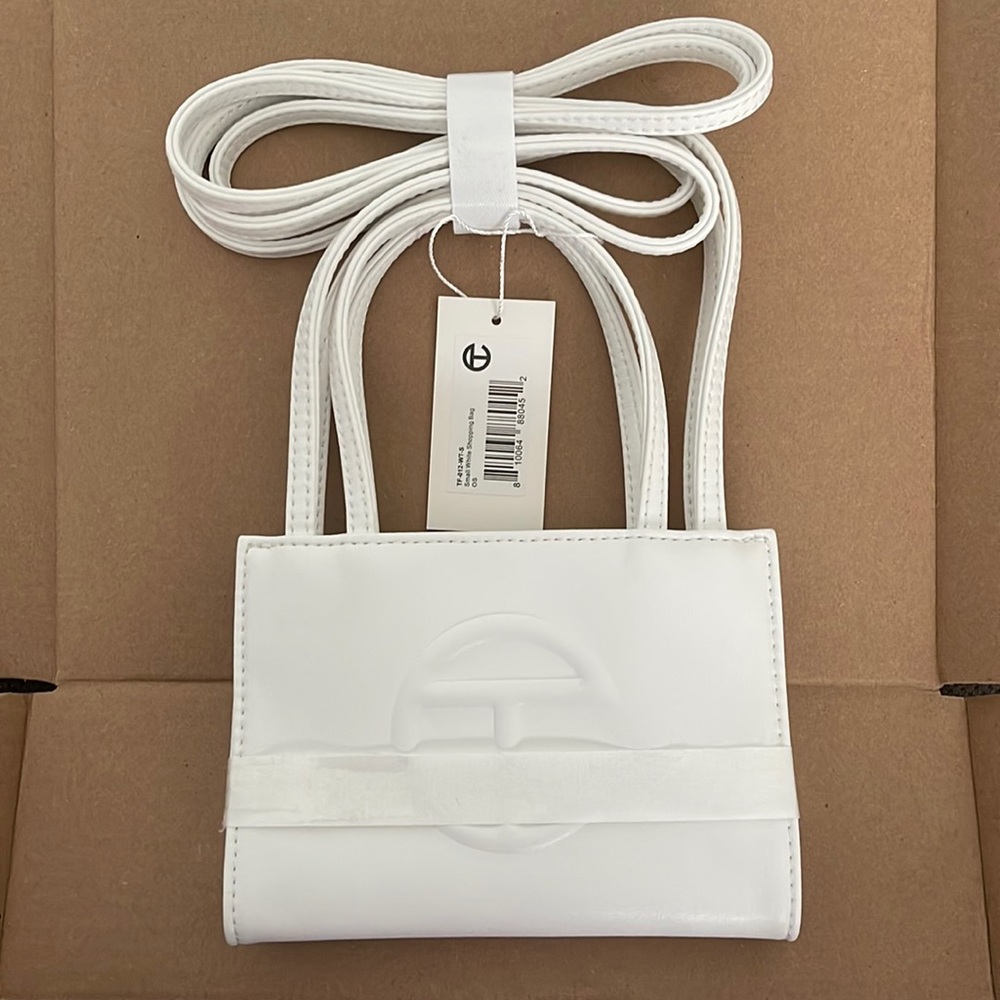 TELFAR small white shopping bag